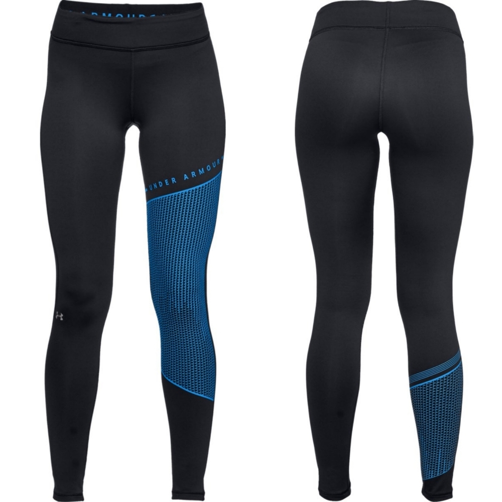 Under Armour Coldgear Block Graphic Leggings - Picture 3 of 4